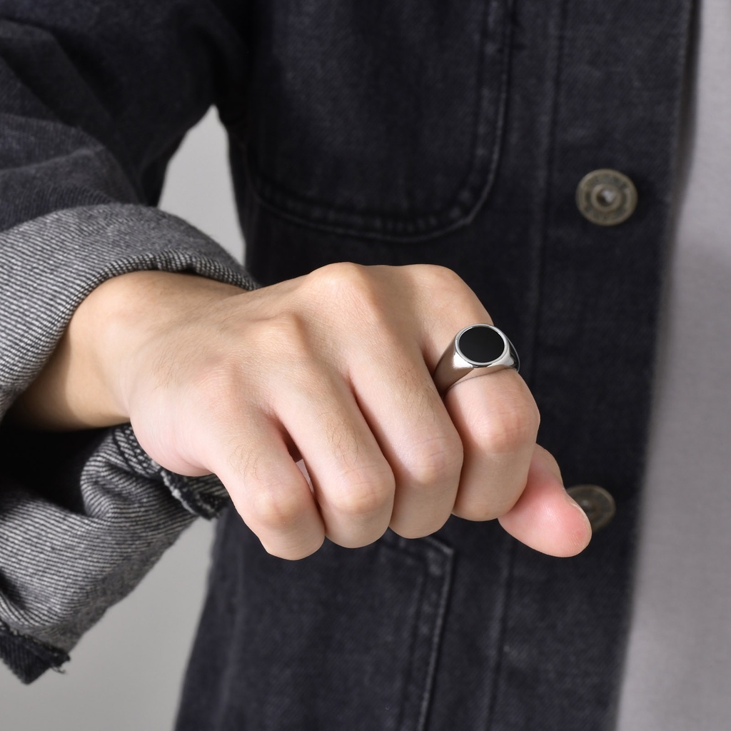 ANILLO REGULABLE GOTA NEGRA 