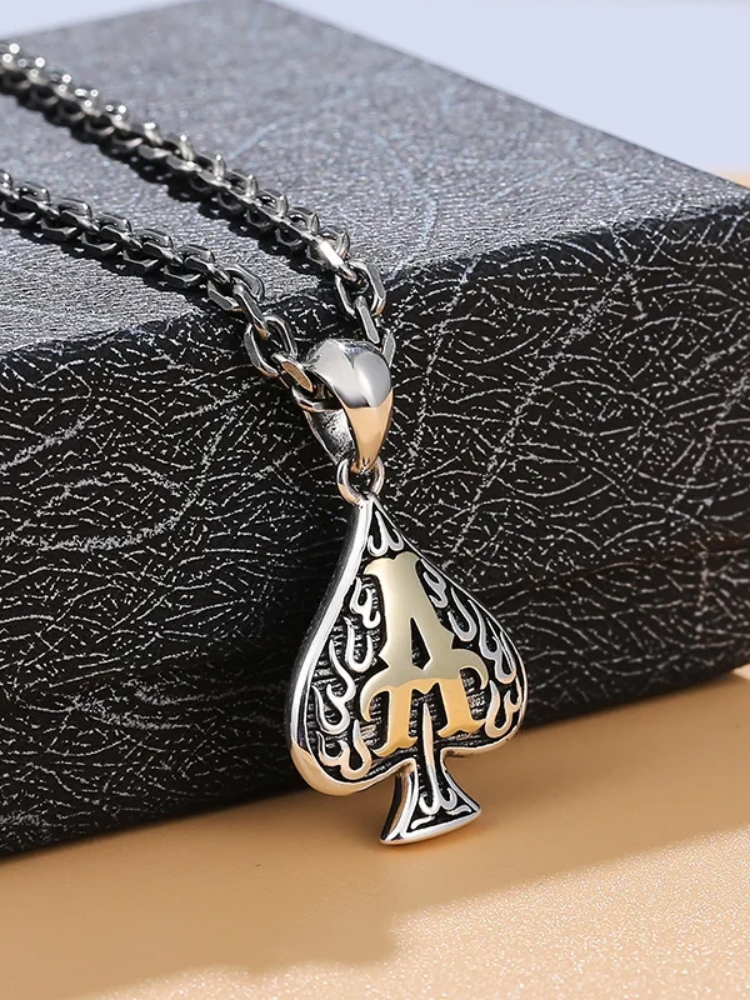 COLLAR ACE OF SPADES