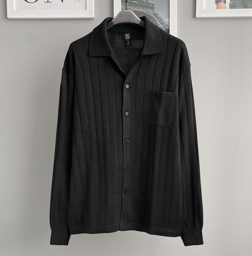 CAMISA HILO ML NEGRO