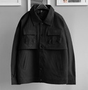 CORTAVIENTO TEXTURED NEGRO