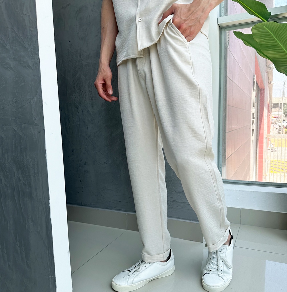 JOGGER PANT CATHAL CREMA
