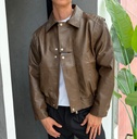 CONTEMPORARY JACKET MARRON