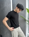POLO HILO BASIC NEGRO
